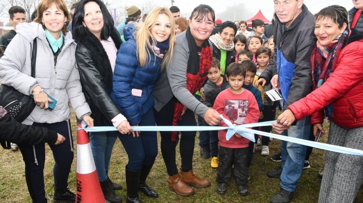 Inauguraron una nueva plaza en el barrio Villa Hudson 